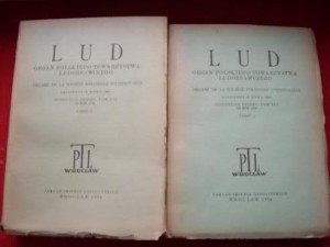 Lud. Organ Polskiego Towarzystwa Ludoznawczego Ogólnego zbioru tom XLI za rok 1954 Część 1 i 2