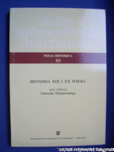 Historia XIX i XX wieku / red. Edward Wiśniewski