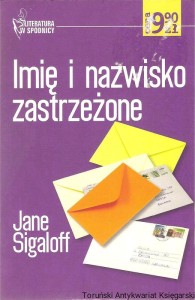 Imię i nazwisko zastrzeżone / Jane Sigaloff
