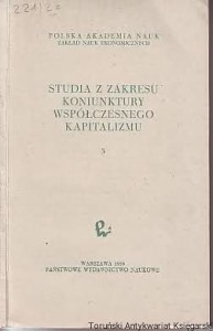 Studia z zakresu koniunktury współczesnego kapitalizmu