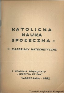 Katolicka nauka społeczna : Materiały katechetyczne 