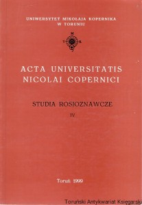 Acta Uiversitatis Nicolai Copernici : Studia Rosjanoznawcze IV / Praca zbiorowa 