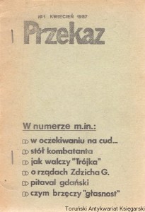Przekaz No 1 kwiecień 1987 / Brak autora