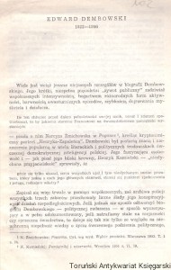 Edward Dembowski 1822-1846 / Maria Żmigrodzka (oprac.)