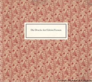 Der Drucke der Edition Tiessen / Brak autora
