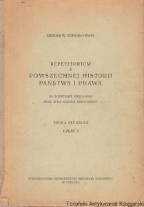 Repetitorium z powszechnej historii państwa i prawa / Zbigniew Zdrójkowski