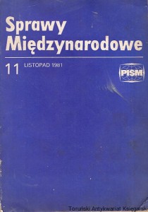 Sprawy Międzynarodowe zeszyt II (343), 11 listopad 1981, Rok XXXIV / Praca zbiorowa