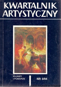 Kwartalnik artystyczny Kujawy i Pomorze nr 3/94 / Praca zbiorowa 