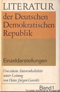 Literatur der Deutschen Demokratischen Republik / Hans Jurgen Geerdts