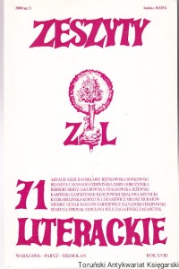 Zeszyty literackie 71 : kwartalnik lato 2000