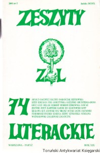 Zeszyty literackie 74 : kwartalnik wiosna 2001