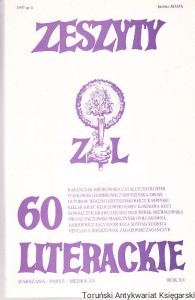 Zeszyty literackie 60 : kwartalnik jesień 1997
