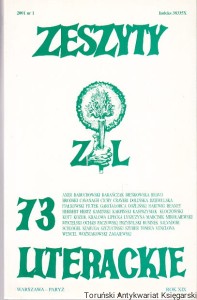Zeszyty literackie 73 : kwartalnik zima 2001