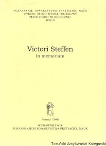 Victori Steffen in memoriam / Praca zbiorowa