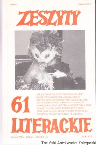 Zeszyty literackie 61 : kwartalnik zima 1998