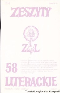 Zeszyty literackie 58 : kwartalnik wiosna 1997