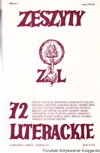 Zeszyty literackie 72 : kwartalnik jesień 2000