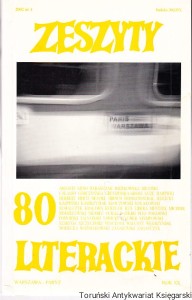 Zeszyty literackie 80 : kwartalnik jesień 2002