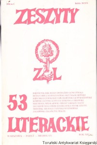 Zeszyty literackie 53 : kwartalnik zima 1996