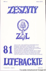 Zeszyty literackie 81 : kwartalnik zima 2003