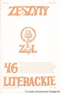 Zeszyty literackie 46 : kwartalnik wiosna 1994