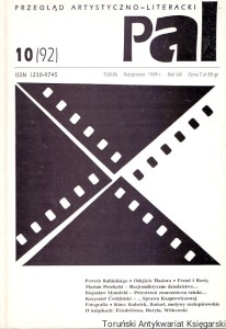 Przegląd Artystyczno-Literacki Pal 10 (92) Październik 1999 r. Rok VIII / Praca zbiorowa