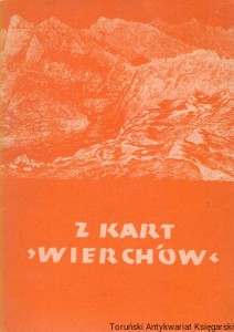 Z kart "Wierchów" / Artur Rotter, Janusz Zdebski 