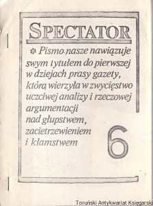 Spectator 6 / Praca zbiorowa 