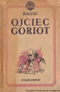 Komedia ludzka Ojciec Goriot / Balzac (podpis poprzedniego właściciela)