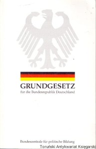 Grundgesetz fur die Bundesrepublik Deutschland / Brak autora