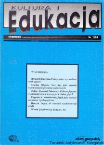 Kultura i edukacja kwartalnik nr 1/94 / Praca zbiorowa 