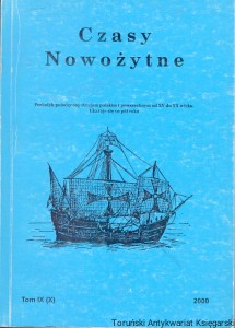 Czasy Nowożytne Tom IX (X) 2000 / Praca zbiorowa 