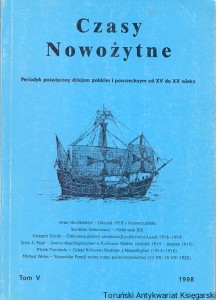 Czasy Nowożytne Tom V 1998 / Praca zbiorowa 