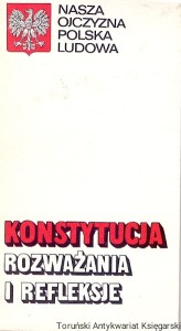Konstytucja rozważania i refleksje / Stanisław Bednarski 