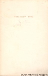 Cykuta / Joanna Kulmowa 