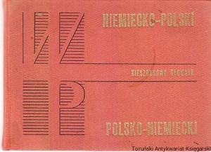 Kieszonkowy słownik niemiecko-polski i polsko-niemiecki / Stanisław Schimitzek, Jan Czochralski (plamy na okładce)