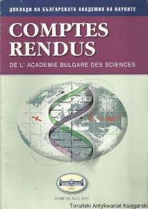 Comptes Rendus : De L' Academie Bulgare Des Sciences, Tome 66, No 2, 2013 / Praca zbiorowa 