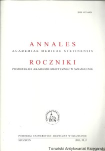 Annales Academiae Medicae Stetinensis / Praca zbiorowa 