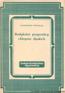 Radykalni przywódcy chłopów śląskich / Kazimierz Popiołek 