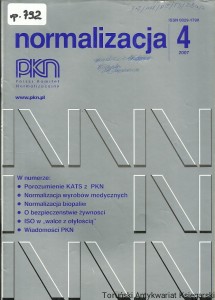 Normalizacja 4/2007 / Praca zbiorowa 