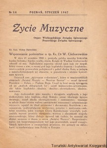 Życie Muzyczne Nr 3/4 / Praca zbiorowa 