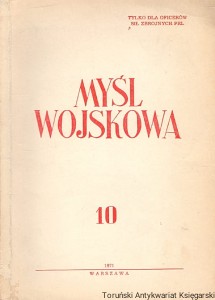 Myśl wojskowa 10 / Praca zbiorowa 