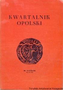 Kwartalnik Opolski 3-4 (55-56) Rok XIV 1968 / Praca zbiorowa 