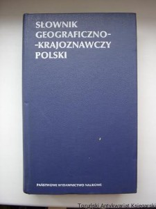 Słownik geograficzno - krajoznawczy Polski (podpis byłego właściciela)