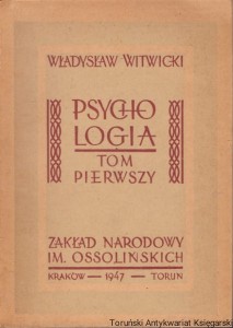 Psychologia t. I / Władysław Witwicki 