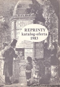 Reprinty katalog-oferta 1983 / Brak autora