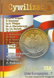 Cywilizacja o nauce, moralności, sztuce i religii Nr 4-5/2003 / Praca zbiorowa 