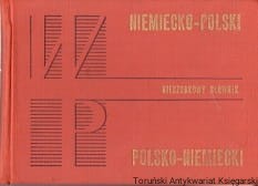 Kieszonkowy słownik niemiecko-polski i polsko-niemiecki / Stanisław Schimitzek, Jan Czochralski (wycięty mały prostokąt z przedniej wyklejki)