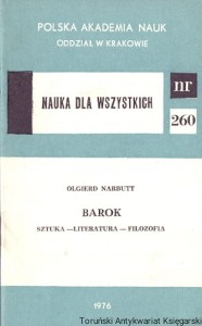 Barok : Sztuka – Literatura – Filozofia / Olgierd Narbut 