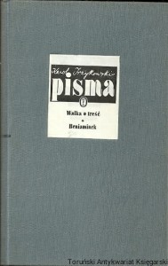 Walka o treść : Beniaminek : Pisma / Karol Irzykowski   